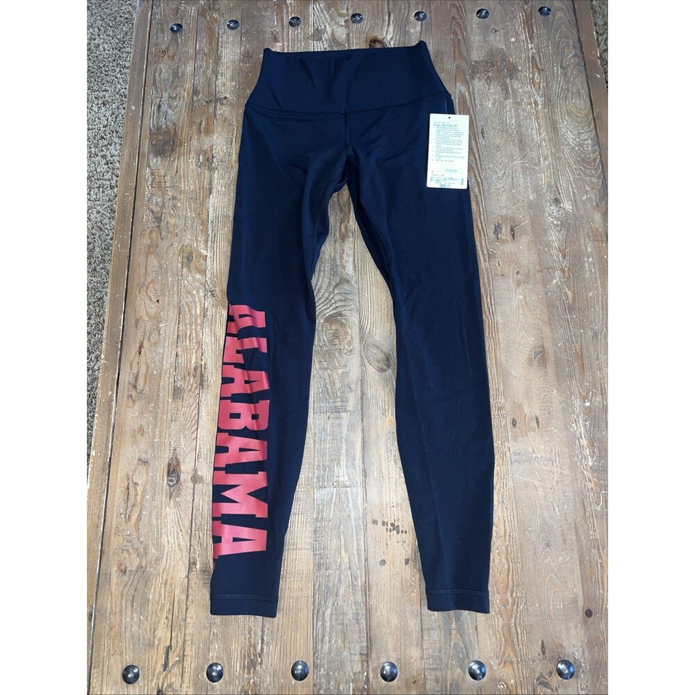 Lululemon x University of Alabama Align Pant 28" Crimson Tide size 6 NWT